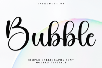 Bubble Font Font for Creative Design Projects