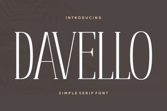 Davello Font Design Trends and Creative Uses